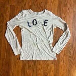 Vintage American Eagle Women’s Embroidered Long Sleeve Size L